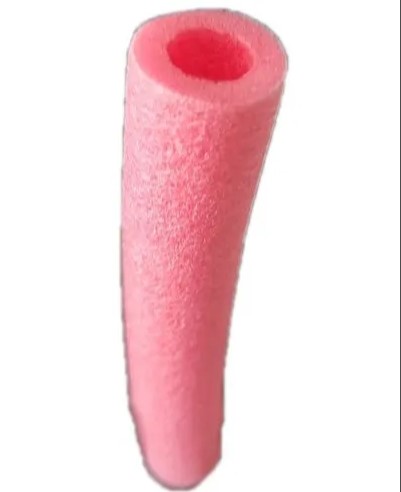 Pink EPE Foam Tube – Colored Protective EPE Foam Tube for Packaging, Cushioning and Scratch Protection, Lightweight Closed Cell Foam, Easy Cut and Fit for Multiple Industrial Uses